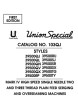click HERE for the UNION SPECIAL 39500 Parts Book