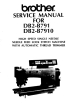BROTHER DB2-B791 & DB2-B7910 Sertvice Manual