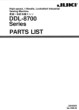 JUKI DDL8700 Parts List