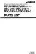 JUKI DSC-245 Parts Book
