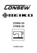 click HERE For THe SEIKO LSW8BL & CONSEW 255RB Parts Book