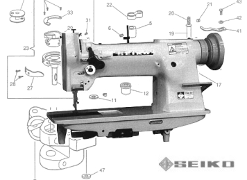 SEIKO STW-8B & STW-8 Replacement Parts & Needles